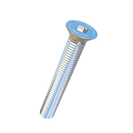 Allied Titanium 1/2"-13 Socket Head Cap Screw, Flat, Plain Titanium, 3-1/2 in Length 0007197